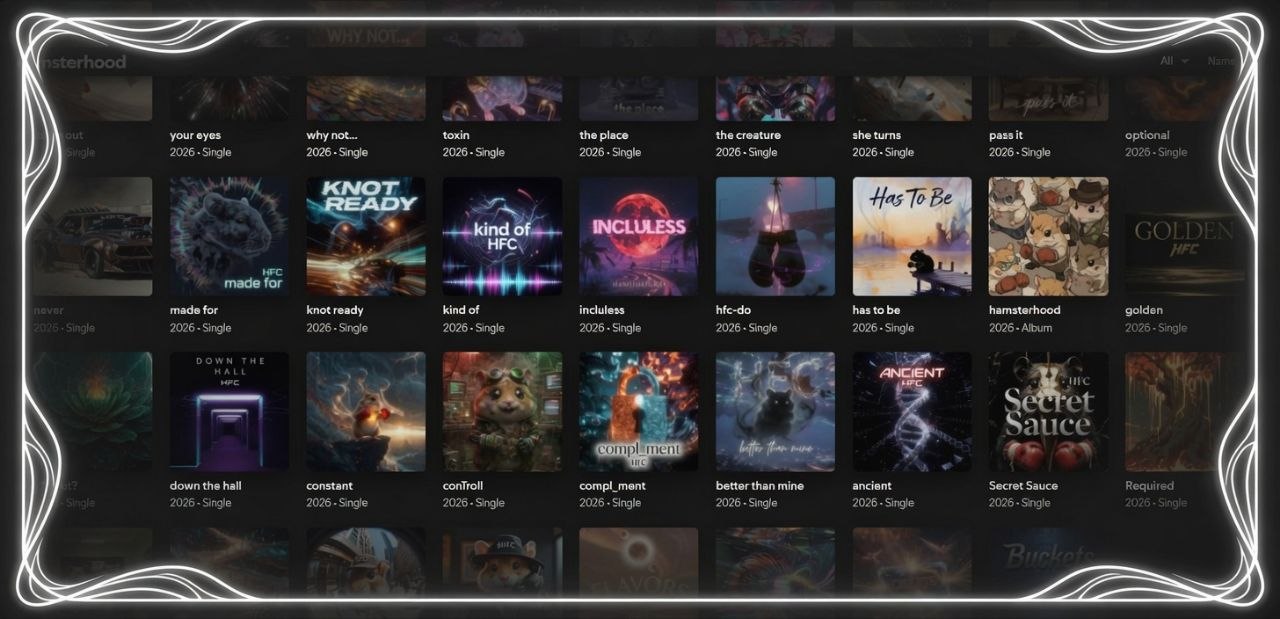 Music catalog cover art